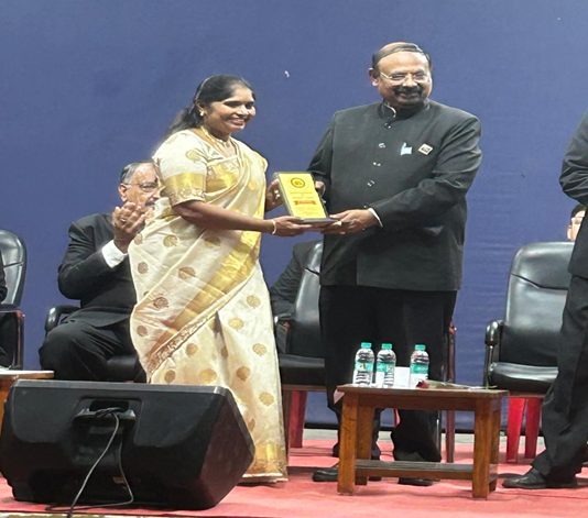 Award of appreciation for awareness of thalassemia and sickle cell disease